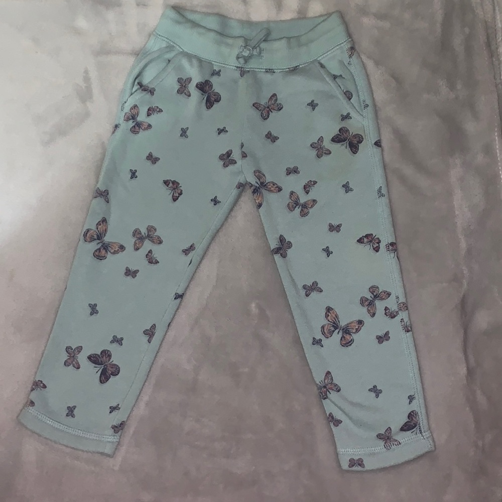 Blue butterfly sweat suit